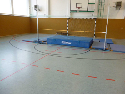 Sporthalle Puschkin-Grundschule Hochsprung